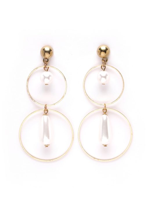 Cercei drop rotunzi-FEMEI/GENTI SI ACCESORII/Bijuterii-GENTI SI ACCESORII/Bijuterii