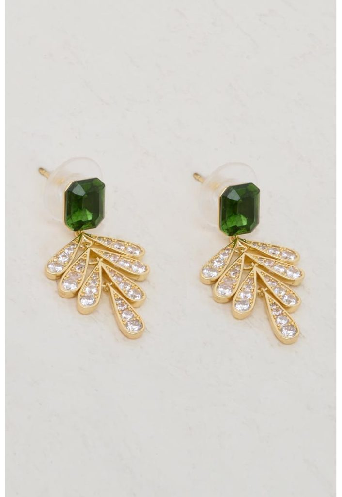 Cercei in forma de libelula cu zirconia-FEMEI/GENTI SI ACCESORII/Bijuterii-GENTI SI ACCESORII/Bijuterii