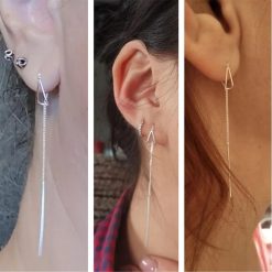 placati cu rodiu-Bijuterii argint dama-Cercei argint dama 