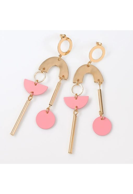 Cercei lungi cu forme geometrice -  Paris-FEMEI/GENTI SI ACCESORII/Bijuterii-GENTI SI ACCESORII/Bijuterii