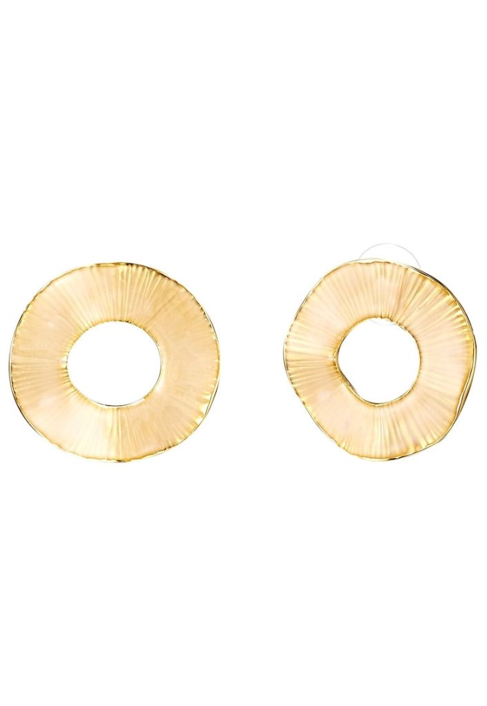 Cercei placati cu aur de 14K-FEMEI/GENTI SI ACCESORII/Bijuterii-GENTI SI ACCESORII/Bijuterii