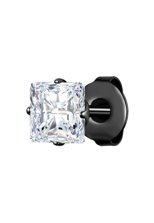 Cercel cu tija si cristal zirconia - 1 piesa-BARBATI/GENTI SI ACCESORII/Bijuterii-GENTI SI ACCESORII/Bijuterii