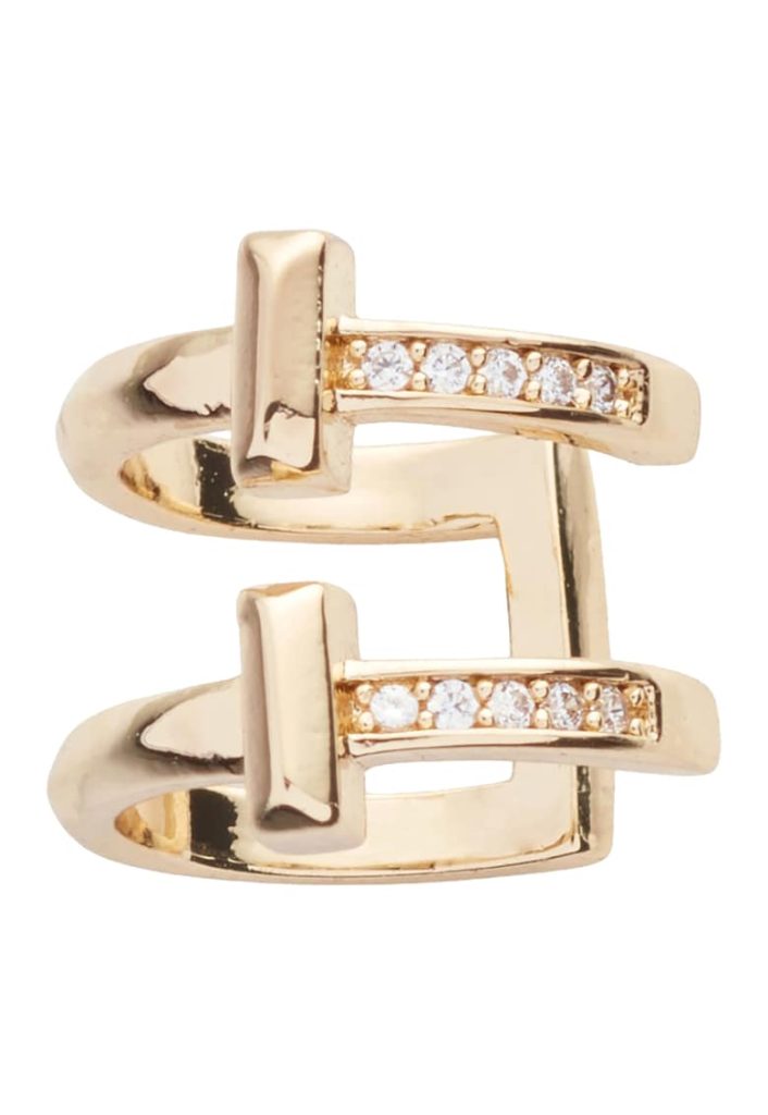 Cercel cuff cu cristale-FEMEI/GENTI SI ACCESORII/Bijuterii-GENTI SI ACCESORII/Bijuterii