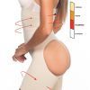 Chiloti boxeri modelatori cu talie inalta si chilot decupat Shapewear 2033-FEMEI