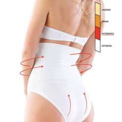 Chiloti clasici modelatori cu talie inalta dublu intarita si silicon Shapewear 2009-FEMEI