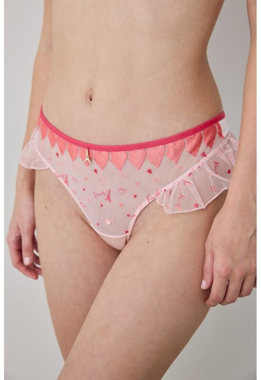 Chiloti tanga cu volane-FEMEI/IMBRACAMINTE/Lenjerie intima-IMBRACAMINTE/Lenjerie intima