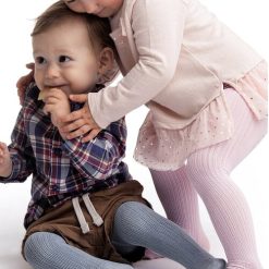 Ciorapi bebelusi vascoza raiati Knittex Puchatki 100 den-COPII