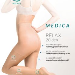 Ciorapi cu compresie de preventie (3-6 mmHg) Gabriella 110 Relax 20 den-FEMEI