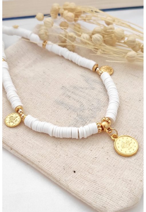 Colier ajustabil cu talismane in forma de monezi-FEMEI/GENTI SI ACCESORII/Bijuterii-GENTI SI ACCESORII/Bijuterii