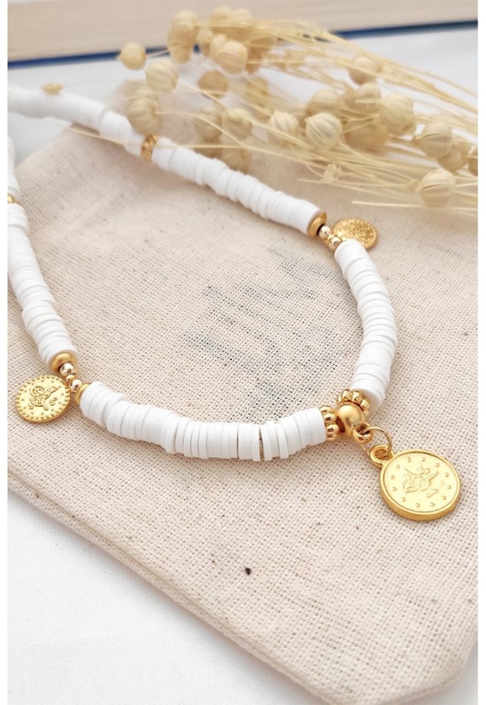 Colier ajustabil cu talismane in forma de monezi-FEMEI/GENTI SI ACCESORII/Bijuterii-GENTI SI ACCESORII/Bijuterii