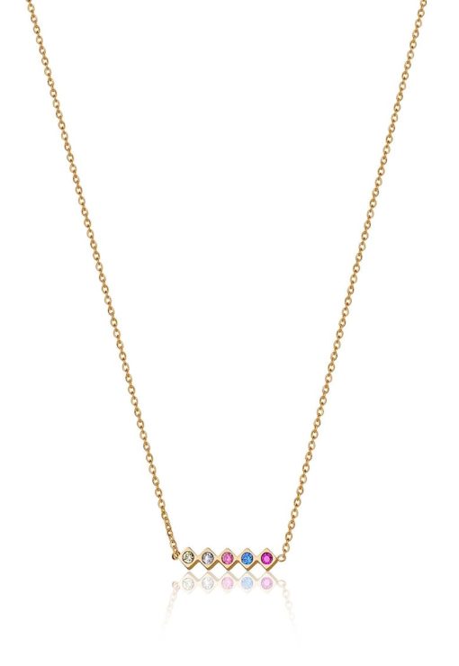 Colier cu zirconia-FEMEI/GENTI SI ACCESORII/Bijuterii-GENTI SI ACCESORII/Bijuterii
