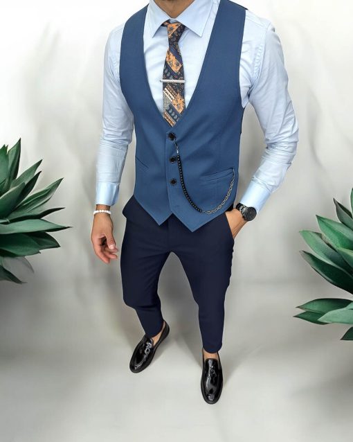 Compleu barbati  Vesta + Pantaloni 13239-Costume barbati > Compleuri barbati