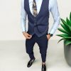 Compleu barbati Vesta + Pantaloni 13240-Costume barbati > Compleuri barbati