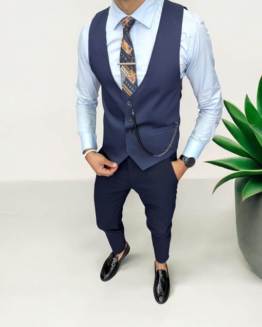 Compleu barbati  Vesta + Pantaloni 13240-Costume barbati > Compleuri barbati