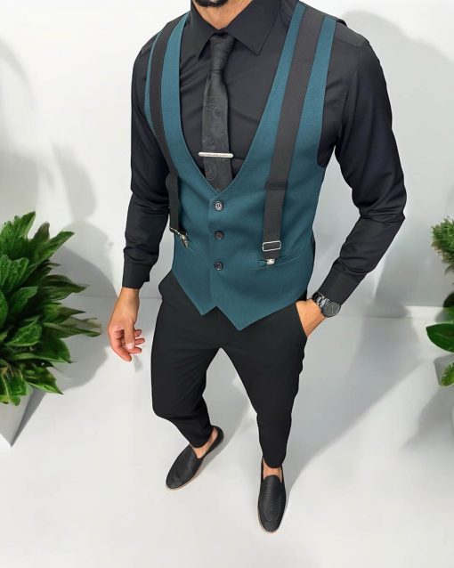 Compleu barbati  Vesta + Pantaloni 13246-Costume barbati > Compleuri barbati