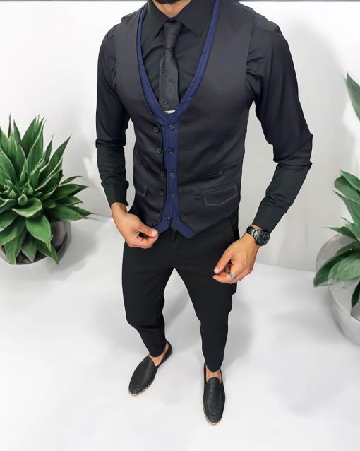 Compleu barbati  Vesta + Pantaloni 13249-Costume barbati > Compleuri barbati