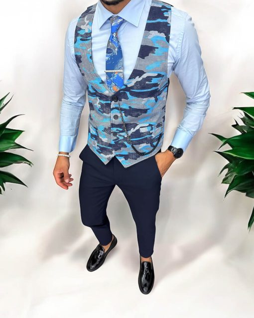 Compleu barbati  Vesta + Pantaloni 13252-Costume barbati > Compleuri barbati