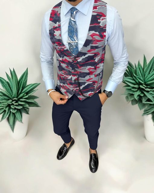 Compleu barbati  Vesta + Pantaloni 13253-Costume barbati > Compleuri barbati