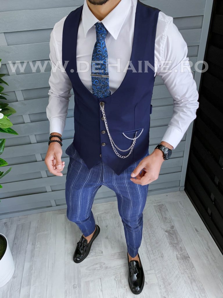 Compleu barbati  Vesta + Pantaloni B1599-Costume barbati > Compleuri barbati