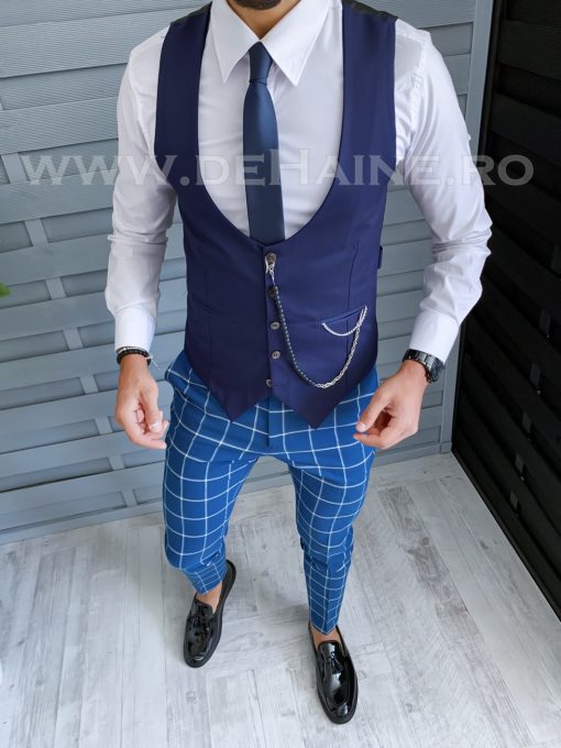 Compleu barbati  Vesta + Pantaloni B1850-Costume barbati > Compleuri barbati