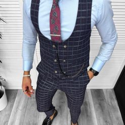 Compleu barbati  Vesta + Pantaloni B5539 51-2 S1-Costume barbati > Compleuri barbati