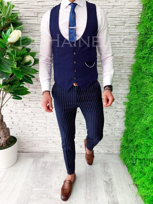 Compleu barbati Vesta + Pantaloni ZR A4589-Costume barbati > Compleuri barbati