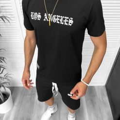 Compleu de vara tricou + pantaloni  negru  TS950 D6-1.1-Recent adaugate