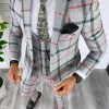 Costum barbati slim fit (PANTALONI + VESTA) 5363 D3-3.4-Costume barbati