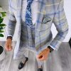 Costum barbati slim fit (PANTALONI + VESTA) 5379 N7-4.2-Costume barbati