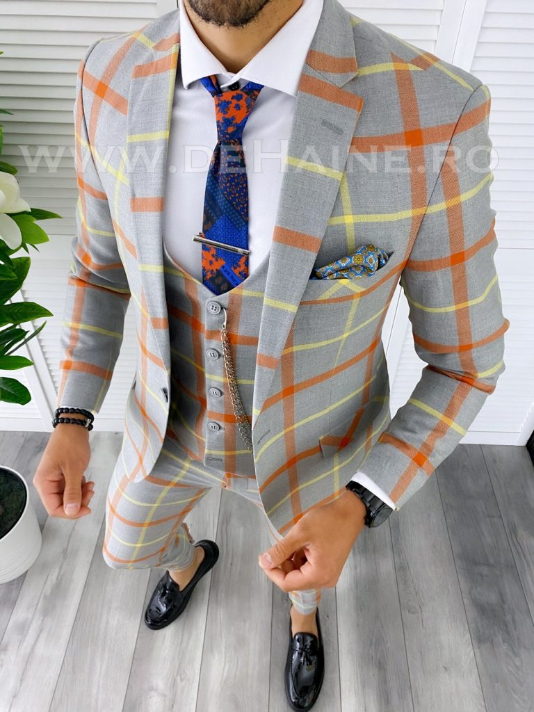 Costum barbati slim fit (SACIU+ PANTLAONI ) 5378 O3-3.2-Costume barbati