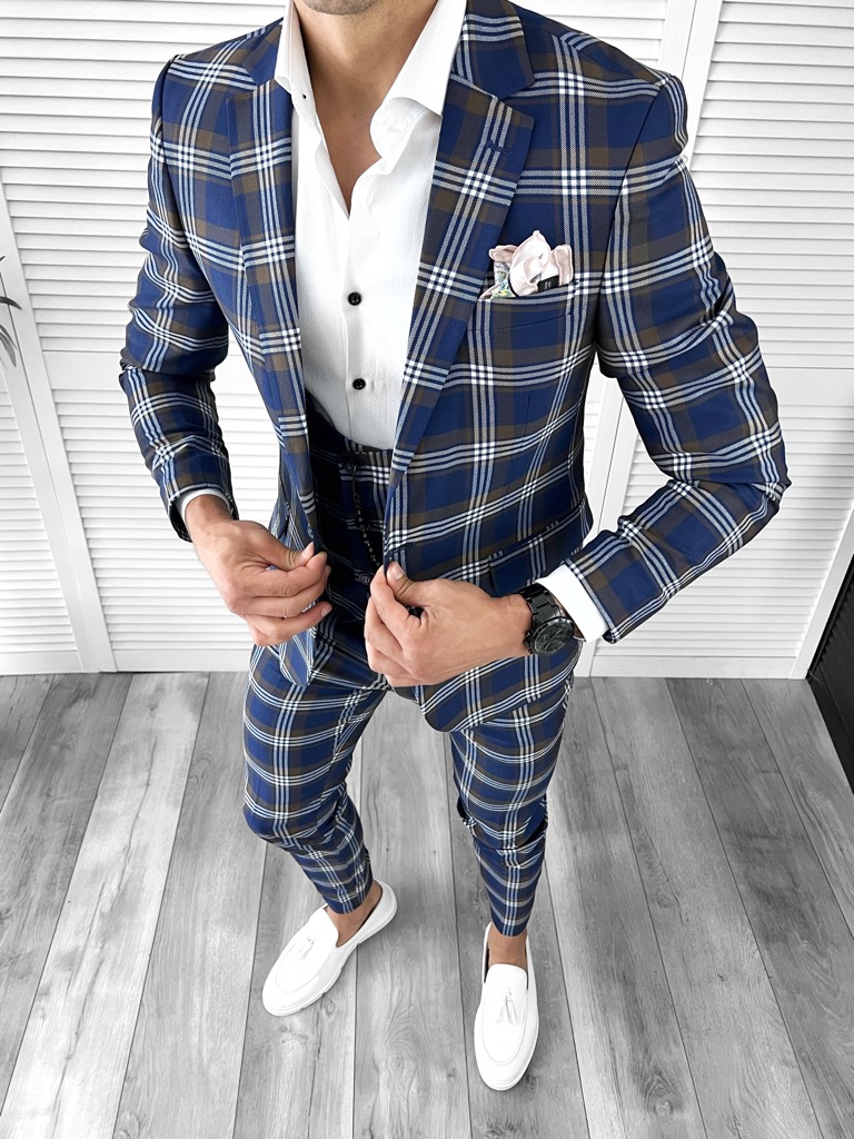 Costum barbati slim fit  (SACOU +VESTA) 4226 16-5-Costume barbati