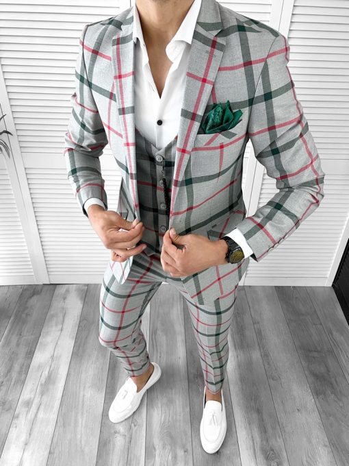 Costum barbati slim fit  (SACOU +VESTA) 5363  O3-4.3-Costume barbati