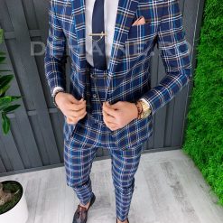 Costum barbati slim fit (SACOU+ VESTA) 7805 N7-4.1-Costume barbati