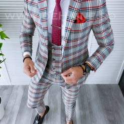 Costum barbati slim fit  (SACOU +VESTA) 7806  O3-4.2-Costume barbati