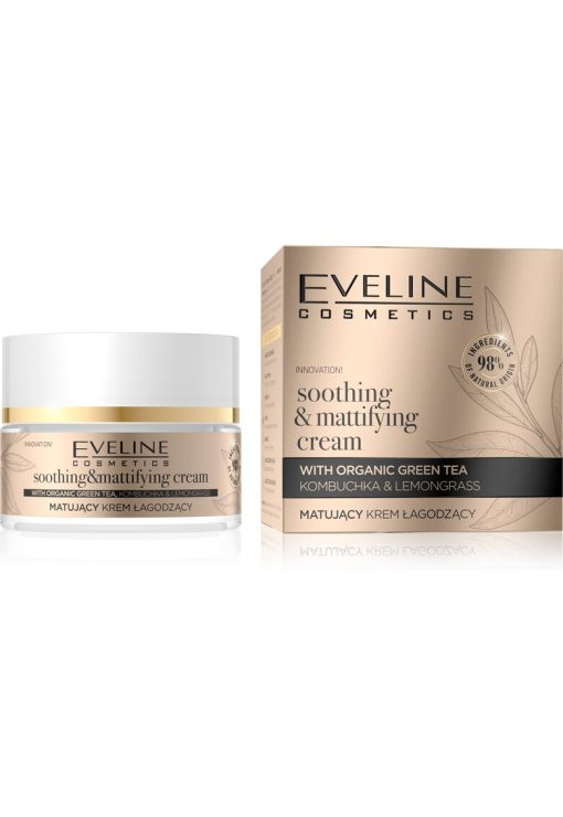 Crema matifianta de zi si noapte -  Cu ceai verde - 50 ml-FEMEI/INGRIJIRE COSMETICA/Produse cosmetice-INGRIJIRE COSMETICA/Produse cosmetice