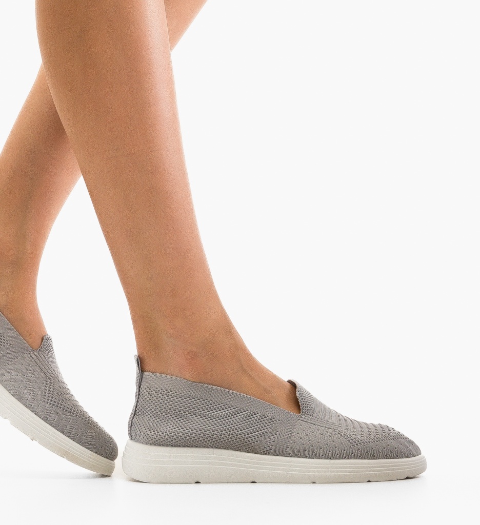 Espadrile dama Thato Gri-Casual-Casual