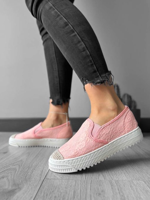 Espadrile dama casual roz Y602-Incaltaminte > Incaltaminte dama > Espadrile dama