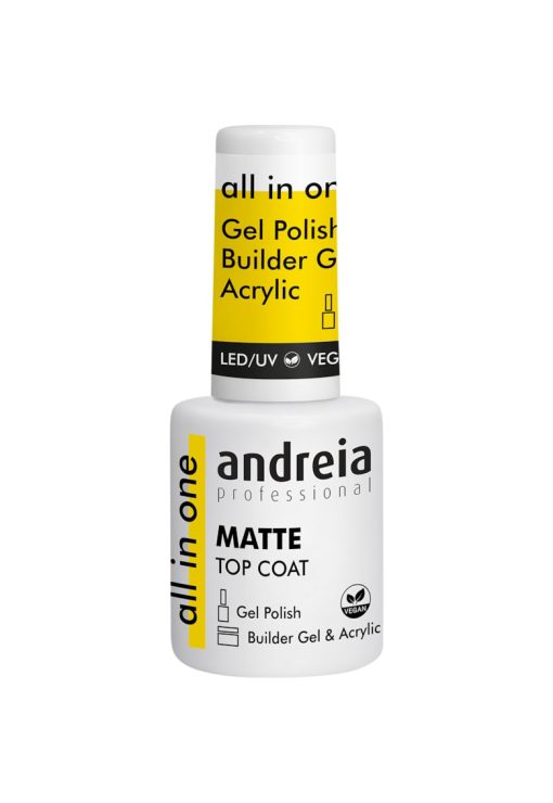 Finish unghii mat Andreia All in one Top Coat mat 10.5ml-FEMEI/INGRIJIRE COSMETICA/Produse cosmetice-INGRIJIRE COSMETICA/Produse cosmetice