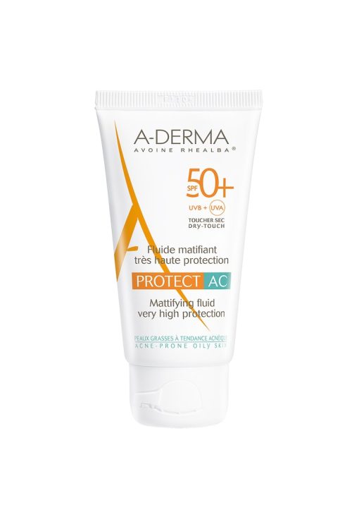 Fluid matifiant cu protectie solara  Protect AC SPF 50+ pentru ten gras - 40 ml-FEMEI/INGRIJIRE COSMETICA/Produse cosmetice-INGRIJIRE COSMETICA/Produse cosmetice