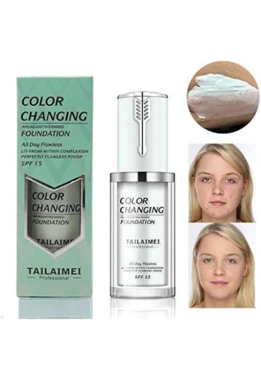 Fond de ten - Pentru Toate Tipurile de Ten -  Color Changing - Green - 40 ml-FEMEI/INGRIJIRE COSMETICA/Produse cosmetice-INGRIJIRE COSMETICA/Produse cosmetice