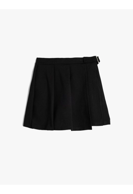Fusta-pantalon cu pliuri-FETE/IMBRACAMINTE/Sorturi-IMBRACAMINTE/Sorturi