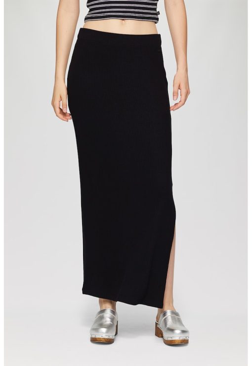 Fusta slim fit cu slit lateral-FEMEI/IMBRACAMINTE/Fuste-IMBRACAMINTE/Fuste