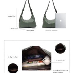 Verde-Femei-Genti dama 