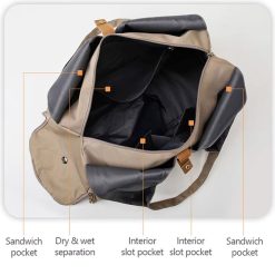 Geanta de calatorie unisex Silvya GT3556 Gri 4