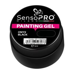 Gel UV Pictura Unghii Onyx Black 5ml SensoPRO Milano 2