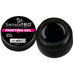 Gel UV Pictura Unghii Onyx Black 5ml SensoPRO Milano 4