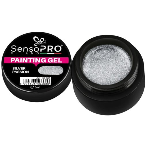 Gel UV Pictura Unghii Silver Passion 5ml