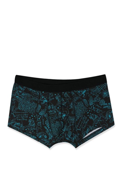 Lenjerie Intima De Barbati Negru Modern Fit skull-BARBATI/IMBRACAMINTE/Lenjerie intima-IMBRACAMINTE/Lenjerie intima