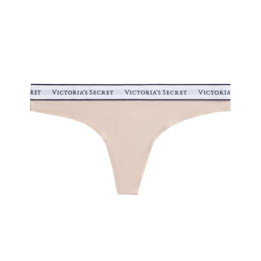 Logo cotton thong panty s-Imbracaminte-