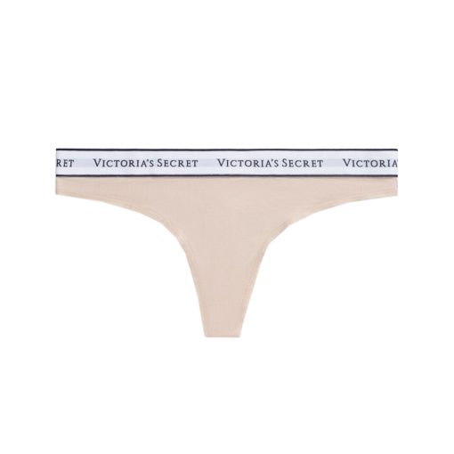Logo cotton thong panty xs-Imbracaminte-